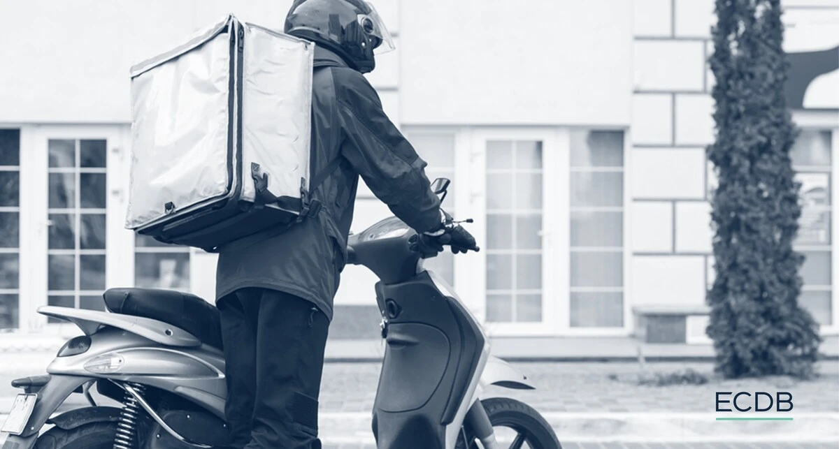 Delivery Guy with Motorbike