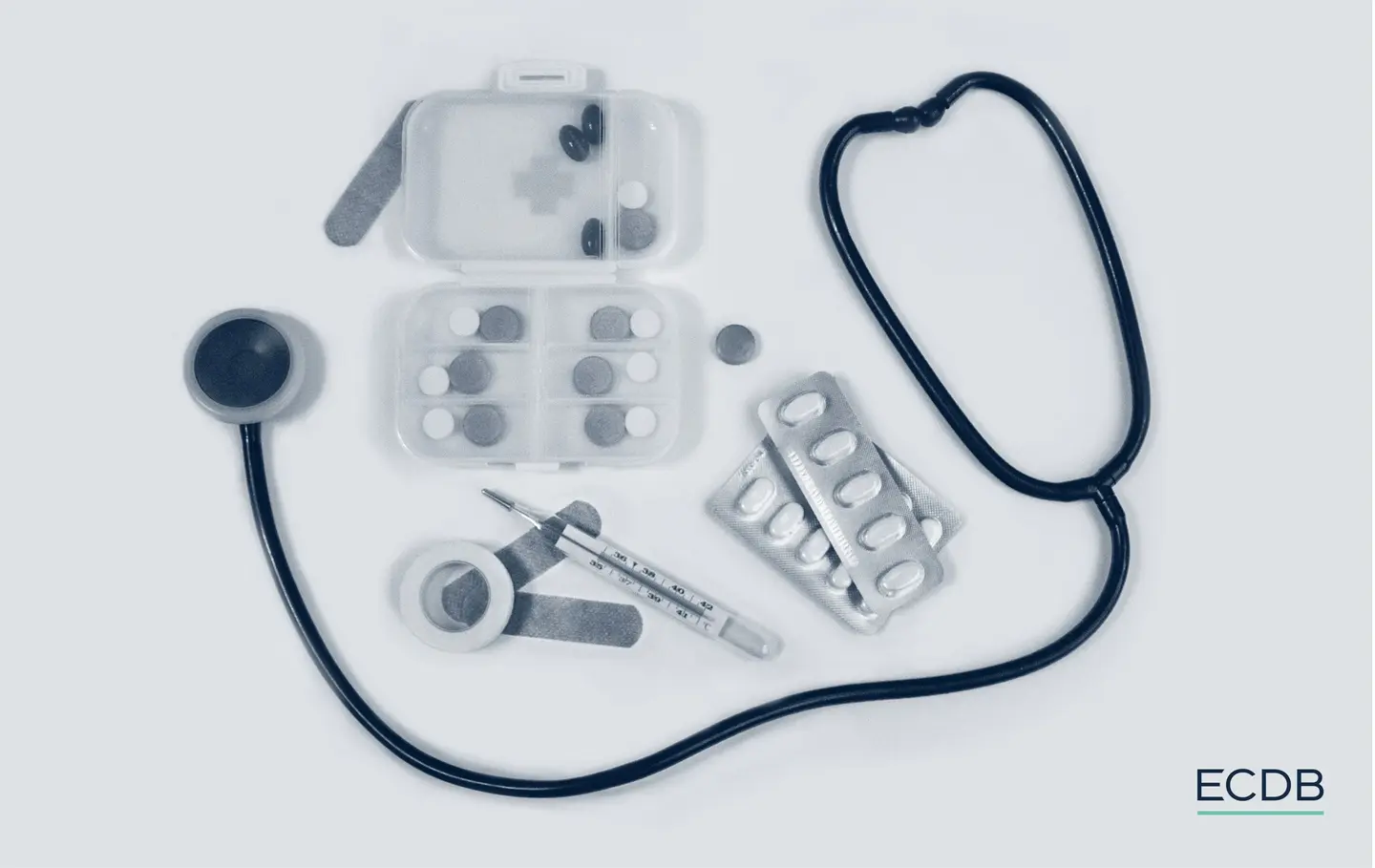 meds and stethoscope